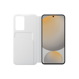 Samsung Coque Smart View avec porte-carte pour Galaxy S24 FE