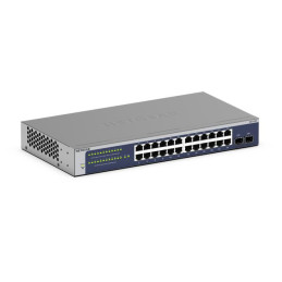 NETGEAR GS724Tv6 Gestito L2+ L3 Gigabit Ethernet (10 100 1000) 1U Blu, Grigio