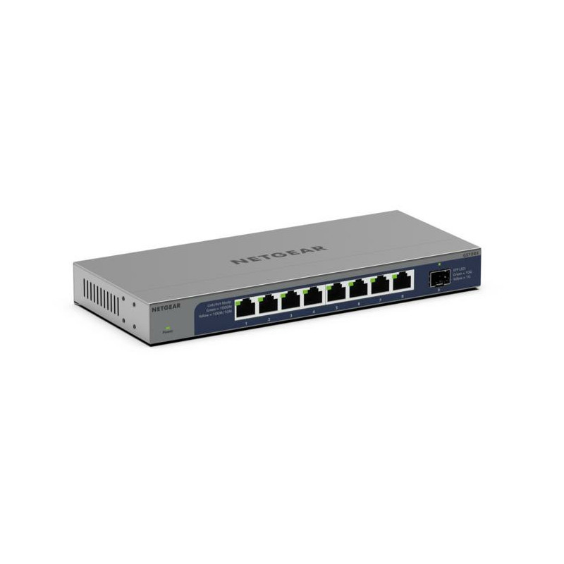 NETGEAR GS108X Unmanaged L2 Gigabit Ethernet (10 100 1000) Gray NETGEAR GS108X Unmanaged L2 Gigabit Ethernet (10 100 1000) Gray