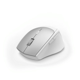 Hama KMW-700 keyboard Mouse included Home RF Wireless QWERTZ German Silver, White