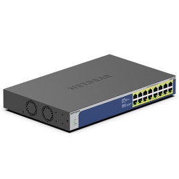 NETGEAR GS516PP No administrado Gigabit Ethernet (10 100 1000) Energía sobre Ethernet (PoE) Azul, Gris