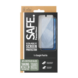 PanzerGlass SAFE. by ® Screen Protector Google Pixel 8a | Ultra-Wide Fit Pellicola proteggischermo trasparente 1 pz