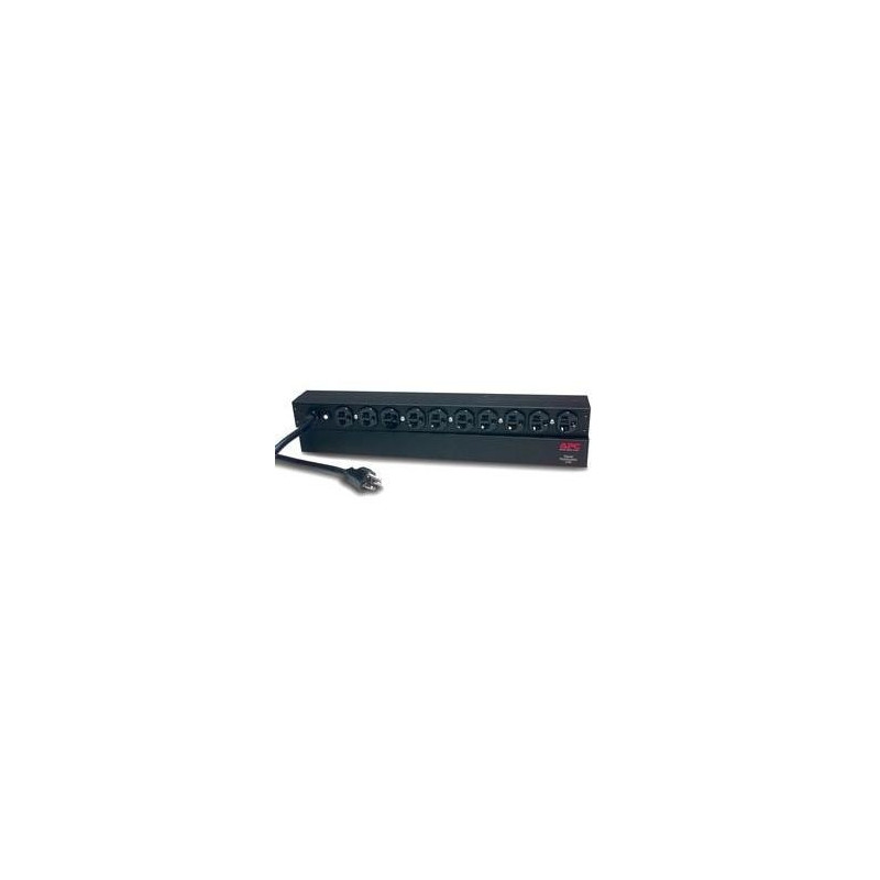 APC Rack PDU, Basic, 1U, 20A, 120V power distribution unit (PDU) Black APC Rack PDU, Basic, 1U, 20A, 120V power distribution unit (PDU) Black