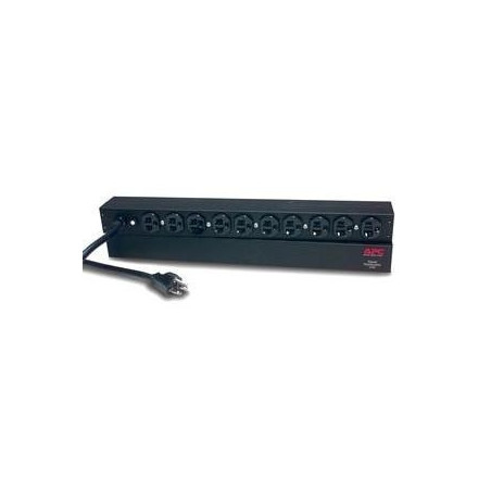 APC Rack PDU, Basic, 1U, 20A, 120V unité de distribution d'énergie Noir
