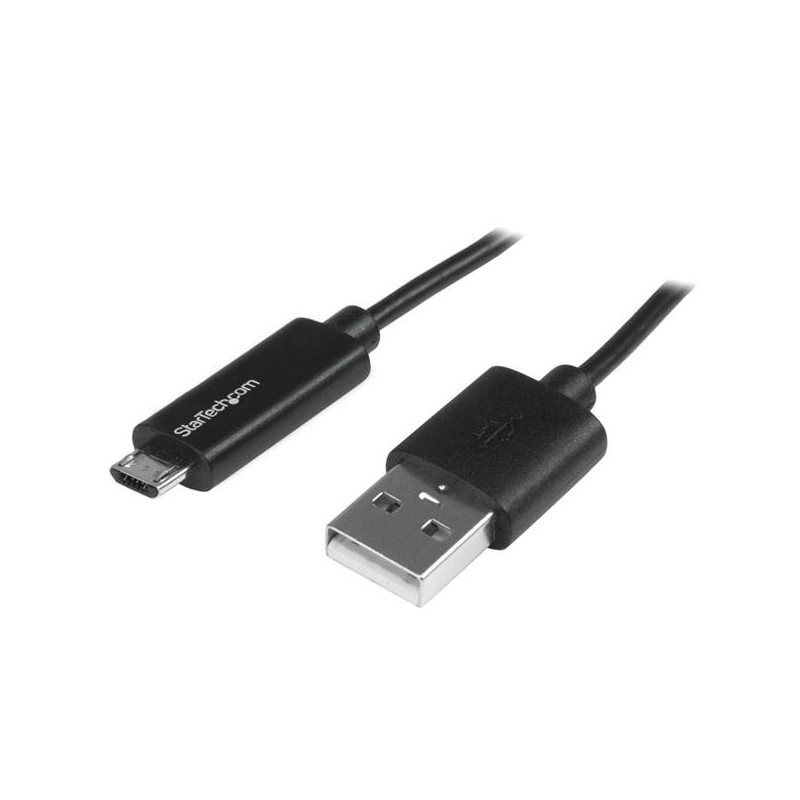 StarTech.com Cavo USB a Micro-USB con indicatore di ricarica a LED M M da 1m