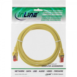 InLine 4043718072705 cable de red Amarillo 0,25 m Cat6 S FTP (S-STP)