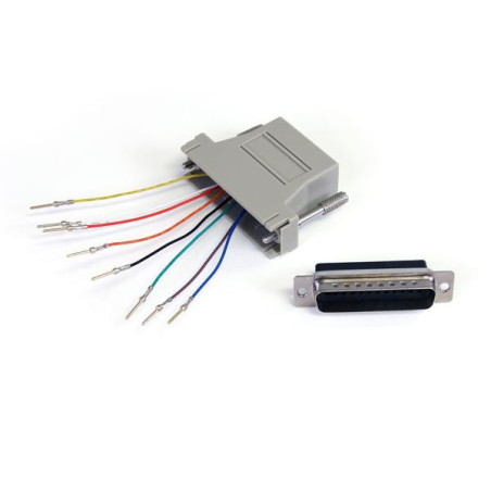 StarTech.com GC258MF cable gender changer DB-25 RJ-45 Gray
