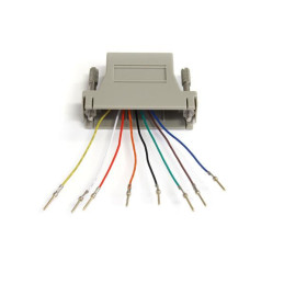 StarTech.com GC258MF cambiador de género para cable DB-25 RJ-45 Gris