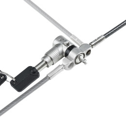 StarTech.com Câble Antivol pour Ordinateur Portable de 2m - Câble de Sécurité pour PC Compatible avec Noble Wedge Nano K-Slot,