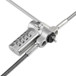 StarTech.com UNIVC4D-LAPTOP-LOCK cable lock Black, Silver 78.7" (2 m)