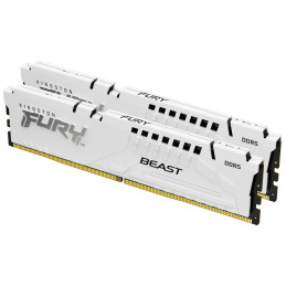 Kingston Technology FURY Beast 32GB 6000MT s DDR5 CL36 DIMM (Kit of 2) White EXPO