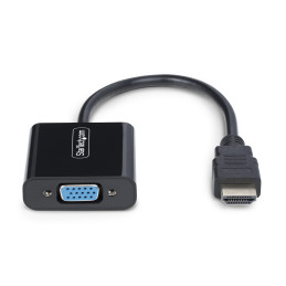 StarTech.com Adaptateur HDMI vers VGA, Convertisseur Vidéo Actif pour Ordinateur Portable Bureau, 1920x1080 (1080p), Source