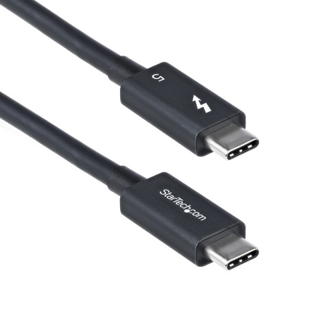 StarTech.com TBLT5MM50CM240W Thunderbolt cable 19.7" (0.5 m) 80 Gbit s Black
