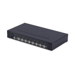 StarTech.com Switch KVM de 8 Puertos HDMI 4K 60Hz - Conmutador KVM HDMI 2.0 con Kit de Montaje 1U para Rack - con Hub USB de 4
