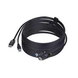 StarTech.com DU12210-KVM-CABLE Tastatur Video Maus (KVM)-Kabel Schwarz 3,1 m