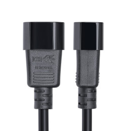 StarTech.com PXTC13C141415FEU power cable Black 179.9" (4.57 m) C14 coupler C13 coupler