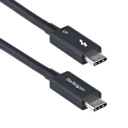 StarTech.com Cable Thunderbolt 5 de 80cm - Cable Thuderbolt Certificado - 80Gbps Hasta 120Gbps - Entrega de Alimentación PD de