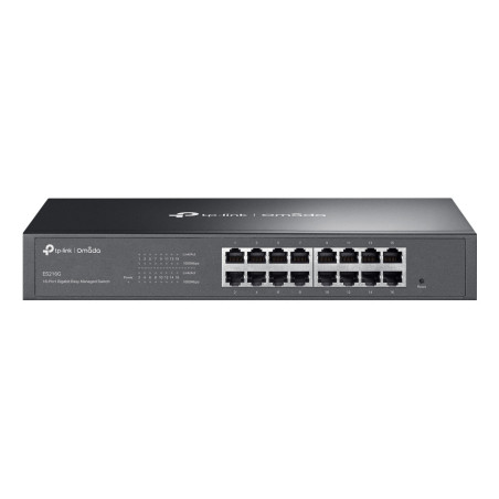TP-Link Omada ES216G Netzwerk-Switch Managed L2 Gigabit Ethernet (10 100 1000) Schwarz
