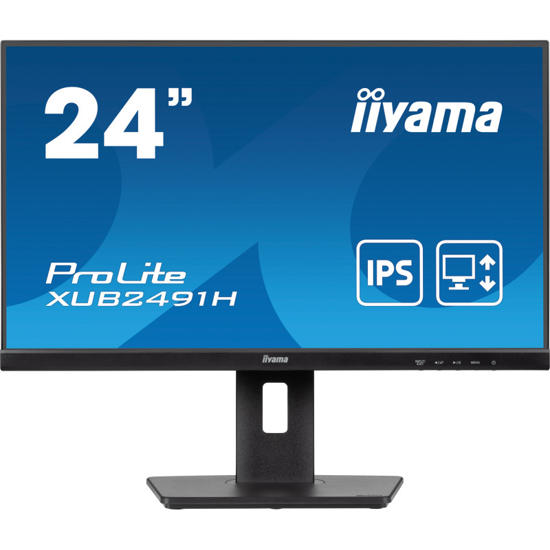 iiyama ProLite XUB2491H-B1 computer monitor 23.8" 1920 x 1080 pixels Full HD LED Black iiyama ProLite XUB2491H-B1 computer monitor 23.8" 1920 x 1080 pixels Full HD LED Black