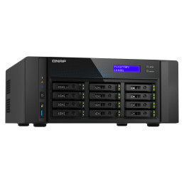 QNAP TS-H1277AFX-R7-32G servidor de almacenamiento NAS Torre AMD Ryzen™ 7 32 GB DDR5 0 TB QuTS hero Negro