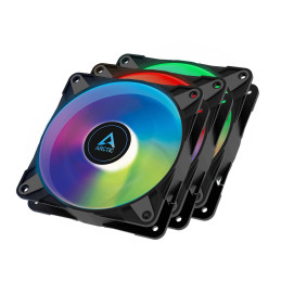 ARCTIC P12 PWM PST A-RGB 0dB Computer case Fan 4.72" (12 cm) Black, White 3 pc(s)