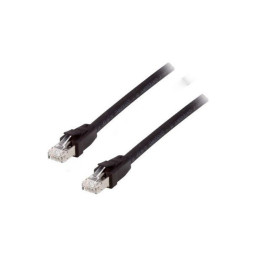 Equip Cat 8.1 S FTP Patchkabel, 1.0m, Schwarz