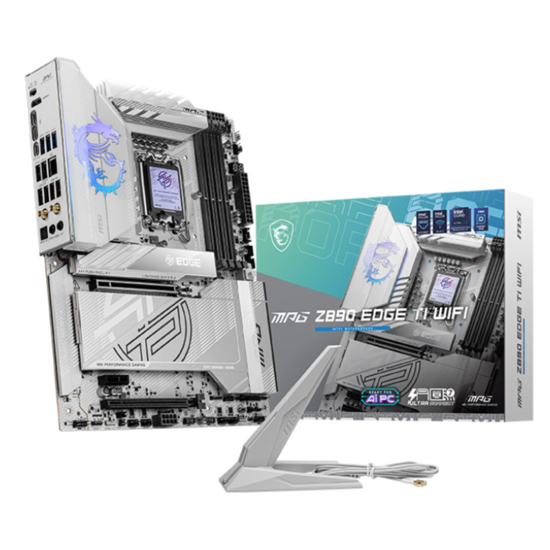 MSI MPG Z890 EDGE TI WIFI carte mère Intel Z890 LGA 1851 (Socket V1) ATX MSI MPG Z890 EDGE TI WIFI carte mère Intel Z890 LGA 1851 (Socket V1) ATX