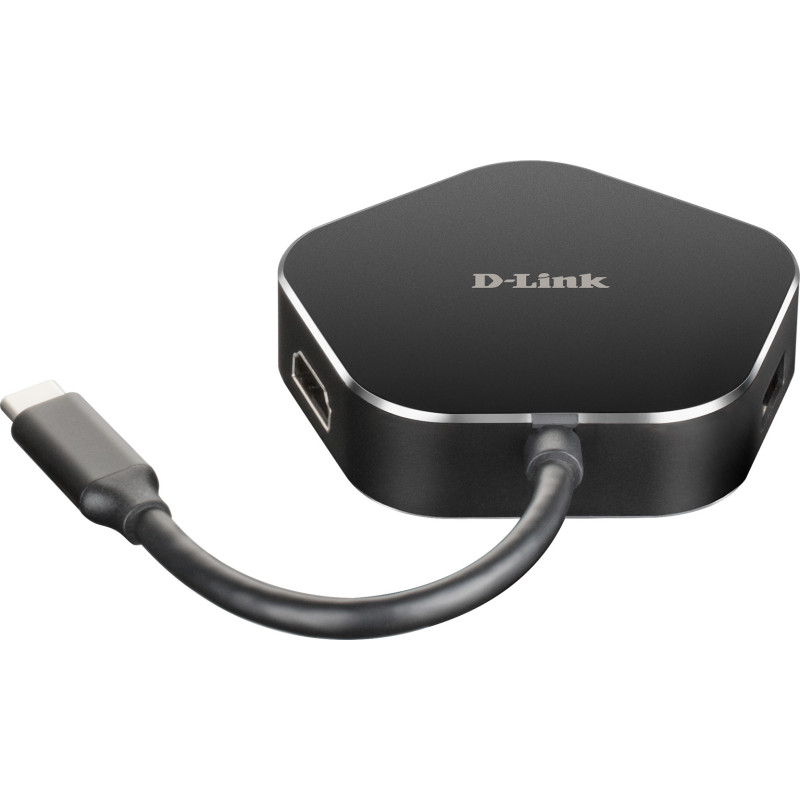 D-Link DUB-M420 Avec fil Thunderbolt 3 Aluminium, Noir D-Link DUB-M420 Avec fil Thunderbolt 3 Aluminium, Noir