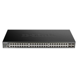 D-Link DGS-1250-52X Gestito L3 Gigabit Ethernet (10 100 1000) Nero