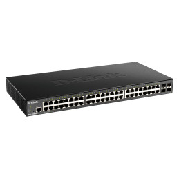 D-Link DGS-1250-52X Gestito L3 Gigabit Ethernet (10 100 1000) Nero