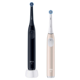 Oral-B iO Series 2 Adulto Spazzolino a vibrazione Nero, Rosa