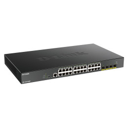 D-Link DGS-1250-28XMP Géré L3 Gigabit Ethernet (10 100 1000) Connexion Ethernet, supportant l'alimentation via ce port (PoE)