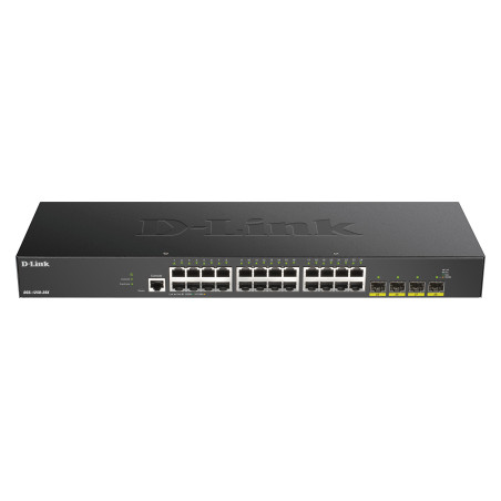 D-Link DGS-1250-28X Managed L3 Gigabit Ethernet (10 100 1000) Schwarz