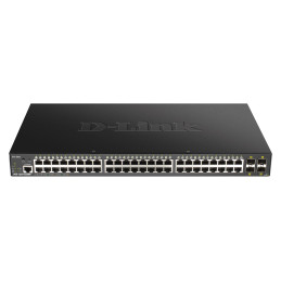 D-Link DGS-1250-52XMP Managed L3 Power over Ethernet (PoE) Black