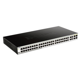 D-Link DGS-1210-52 Gestionado L2 Gigabit Ethernet (10 100 1000) 1U Negro