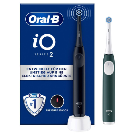 Oral-B iO Series 2 Adult Vibrating toothbrush Black, Green