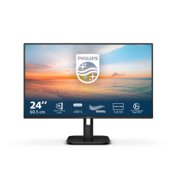 Philips 1000 series 24E1N1300A 00 computer monitor 23.8" 1920 x 1080 pixels Full HD LCD Black