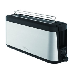 Tefal TL4308 7 2 rebanada(s) 1000 W Negro, Acero inoxidable