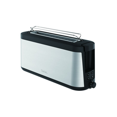 Tefal TL4308 7 2 rebanada(s) 1000 W Negro, Acero inoxidable