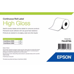 Epson High Gloss Label - Continuous Roll  102mm x 33m