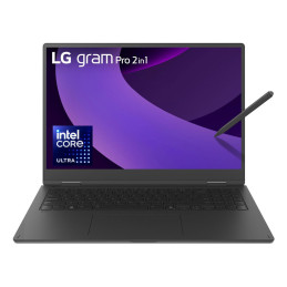 LG Gram Pro 16TB90TP Intel Core Ultra 7 255H Ibrido (2 in 1) 40,6 cm (16") Touch screen WQXGA+ 16 GB LPDDR5x-SDRAM 1 TB SSD