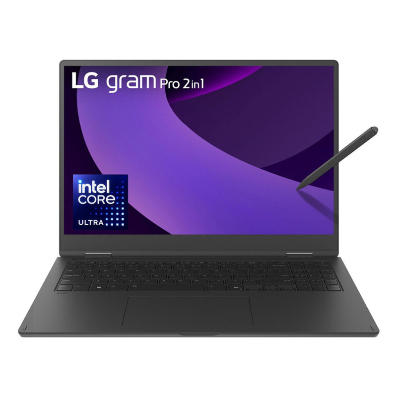 LG Gram Pro 16TB90TP Intel Core Ultra 7 255H Ibrido (2 in 1) 40,6 cm (16") Touch screen WQXGA+ 16 GB LPDDR5x-SDRAM 1 TB SSD