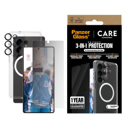 PanzerGlass CARE by ® Flagship 3-in-1 Privacy Set Samsung Galaxy S25 Ultra