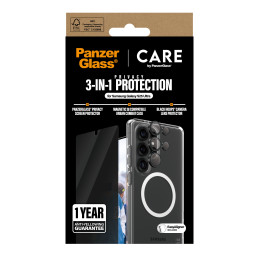 PanzerGlass CARE by ® Flagship 3-in-1 Privacy Set Samsung Galaxy S25 Ultra