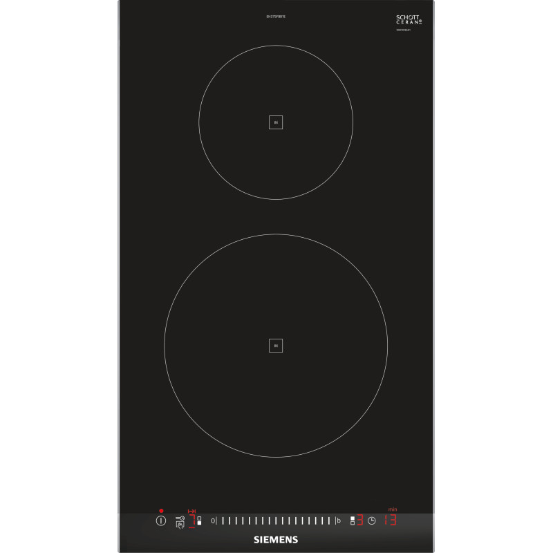 Siemens EH375FBB1E hobs Negro Integrado Con placa de inducción 2 zona(s) Siemens EH375FBB1E hobs Negro Integrado Con placa de inducción 2 zona(s)