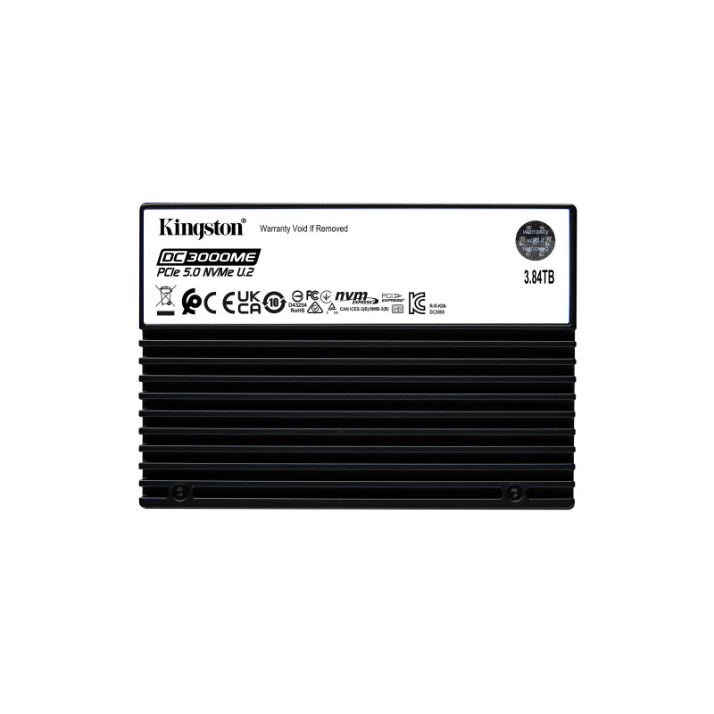 Kingston Technology 3.84TB DC3000ME U.2 PCIe 5.0 NVMe TCG Opal SSD Enterprise Kingston Technology 3.84TB DC3000ME U.2 PCIe 5.0 NVMe TCG Opal SSD Enterprise