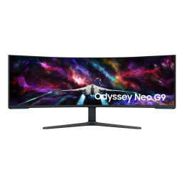 Samsung G95NC LED display 144,8 cm (57") 7680 x 2160 Pixel Dual UHD QLED Bianco