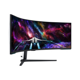 Samsung G95NC LED display 144,8 cm (57") 7680 x 2160 Pixel Dual UHD QLED Bianco