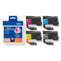 Brother LC521VAL ink cartridge 4 pc(s) Original Black, Cyan, Magenta, Yellow
