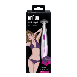 Braun Silk-épil Bikini Styler FG 1100 2 Kopf Köpfe Weiß